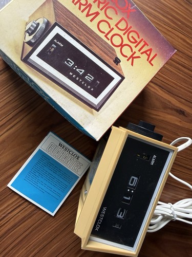 Vintage westclox alarm - vintage,