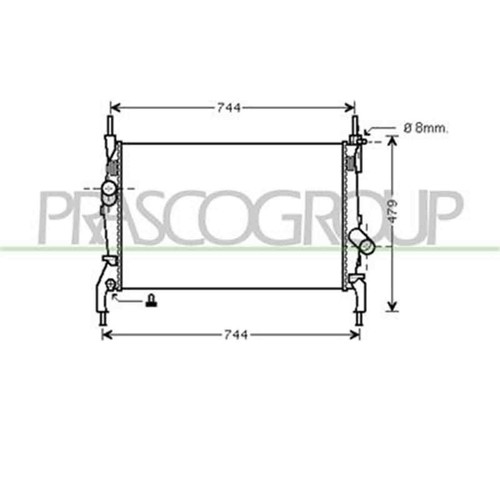 Radiatore per ford transit - per,