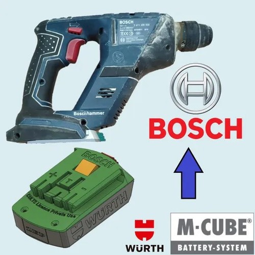 Adattatore batteria wurth - da,