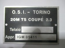 Targa plate - targa,