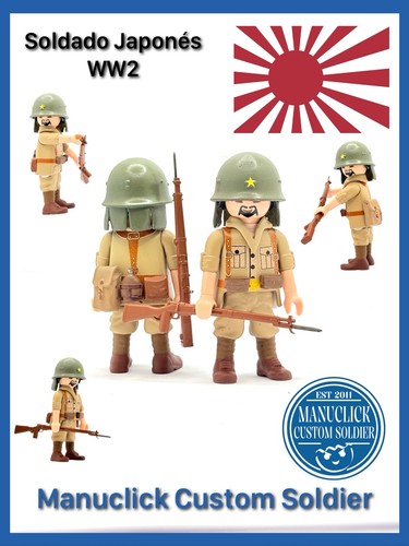 Playmobil custom ww2 soldado - playmobil,