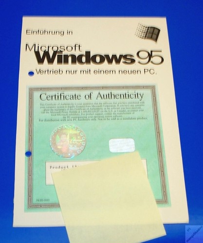 Windows certificato - -,