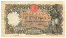 50 LIRE CAPRANESI BUOI TESTINA