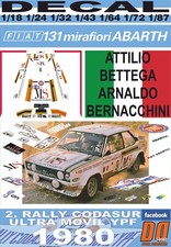 DECAL FIAT 131 ABARTH