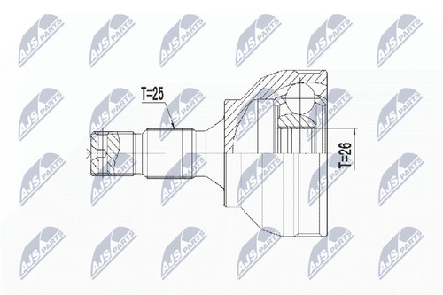 Kit giunti albero motore nty - giunti,