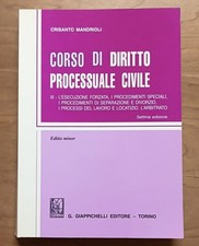 Corso di diritto processuale civile: III - C. Mandrioli (Giappichellil, 2009)