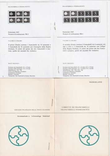 Folder olanda servizio postale - folder,