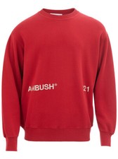 Felpa Rossa con logo Ambush