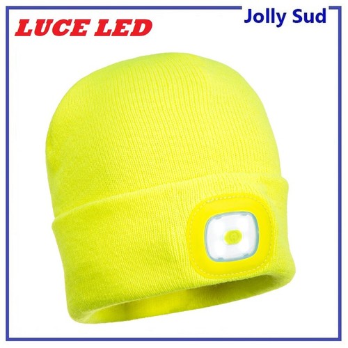Berretto invernale giallo fluo - invernale,