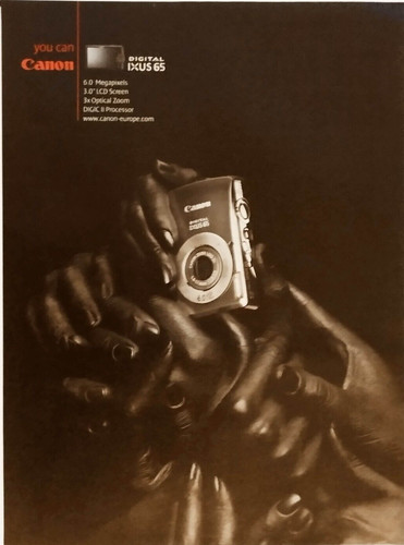 Pubblicità stampa fotocamera