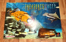 Poster promozionale PS1 1997 vintage Treasures of the Deep Game Store molto raro...