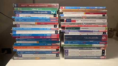 Lotto libri scolastici - libri,