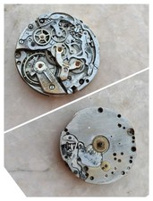 40s RECORD WATCH CHRONOGRAPH VALJOUX 22 VINTAGE WATCH MOVEMENT UHREN FOR PARTS