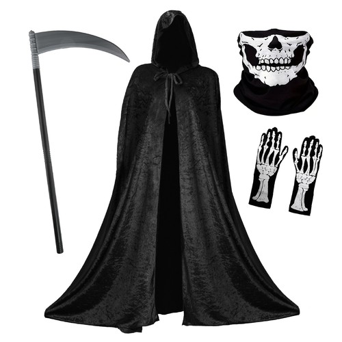 Costume halloween adulti grim - adulti,