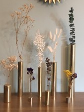 Arte moderna vasi ottone Soliflores  set di 9 Pezzi