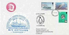 Netherlands - antarctic cover from ship M/V  Ortelius - 2013-14 Port Locroy
