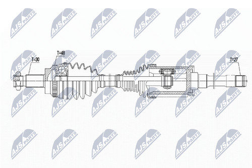 Albero motore nty npw - nty, npw-bm-145