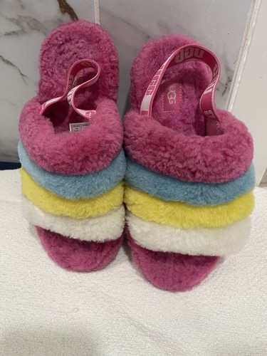 Ugg fluff yeah slide rainbow - ugg,