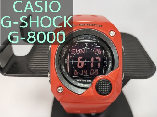 Casio shock 8000 arancione - g-8000,