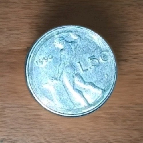 Moneta lire piccola - moneta, 50