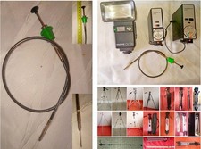 SCATTO FLESSIBILE IN ACCIAIO INOX da 25 cm, con blocco meccanico, e altro x foto