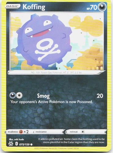Koffing 075 159 - koffing, crown