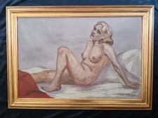 Dipinto olio su tela Nudo