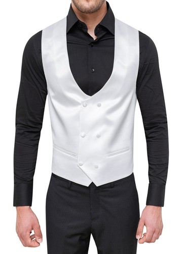 Gilet panciotto uomo bianco - panciotto,