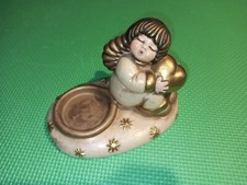 Thun Angelo angioletto cuore seduto stelle champagne porta candela