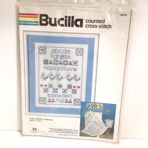 Bucilla baby ducks sampler - "baby,