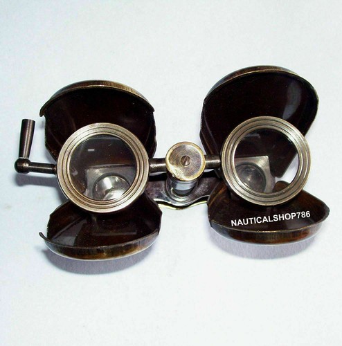 Antico telescopio binocolo - antico,