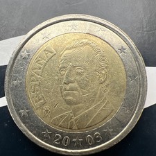 Spagna moneta 2 euro 2003 da