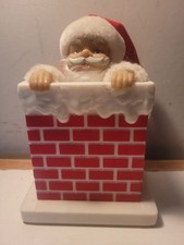 Vintage Santa Coming Out of