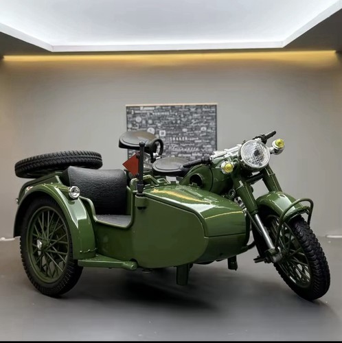 Moto militaire side car - moto,