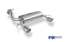 Fox Duplex Scarico Sportivo Opel Corsa E OPC 1.6 Turbo Da 2011 Ogni 1x100mm