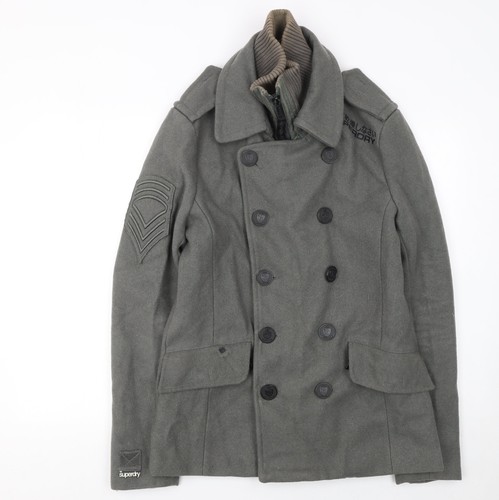 Superdry uomo cappotto - uomo, grigio