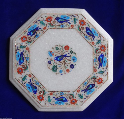 Tavolo marmo bianco - in, 12"