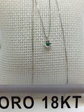 Collana in oro bianco 750 18