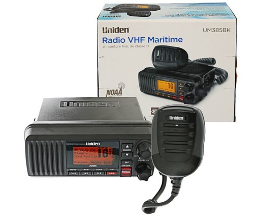 Uniden um385bk radio - uniden, vhf