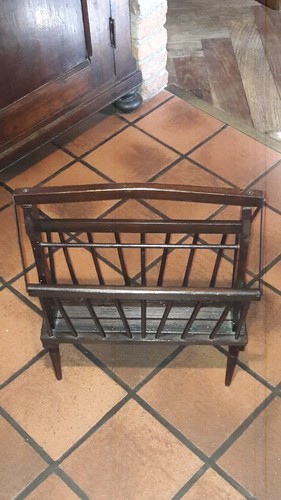 Portariviste vintage legno - portariviste,
