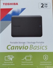 Toshiba Canvio 2TB, 2.5" Disco Rigido Esterno (HDTB420EK3AA)