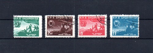 Albania 1958 serie di - albania,, 4