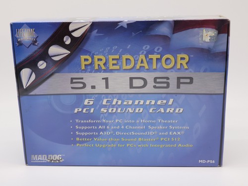 Scheda audio mad dog predator - dog,