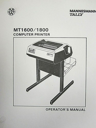 Mannesmann tally mt1600 - mannesmann, mt1600/1800