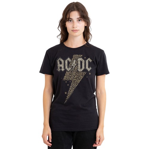 Acdc leopard bolt shirt - acdc,