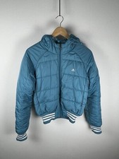 Giubbotto Piumino Vintage Adidas Azzurro Taglia L Donna Women Jacket Top