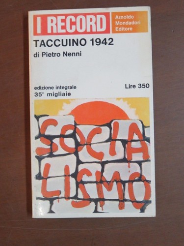 Taccuino 1942 pietro nenni - pietro,