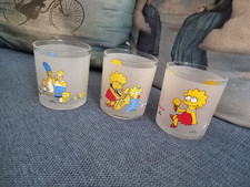 Tre Bicchieri Bicchiere Simpsons The Simpson's Pregel Vetro