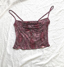 Cami vintage Jane Norman pelle