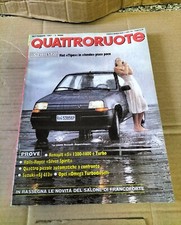 Rivista D'Epoca Quattroruote Mese Di Settembre Del 1987